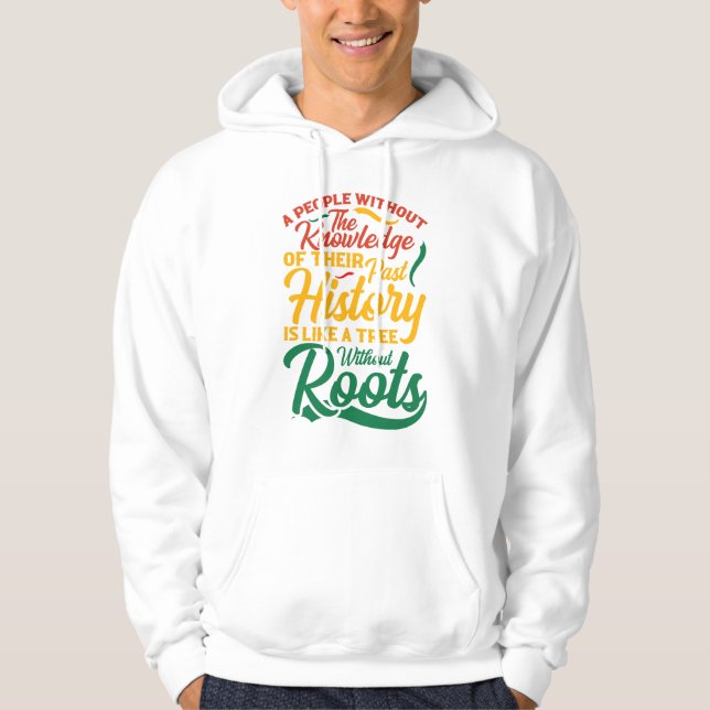 Sudadera con capucha - Mes de la Historia Negra 10 (Anverso)