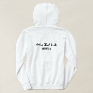 Sudadera con capucha @MIA_CIGAR_CLUB