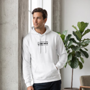 Sudadera con capucha minimalista de baja intensida