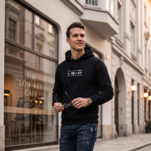 Sudadera con capucha minimalista de baja intensida