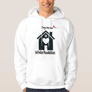 Sudadera con capucha minimalista Hogar Diminuto Po