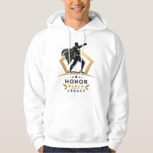 Sudadera con capucha minimalista Honor Black Legac