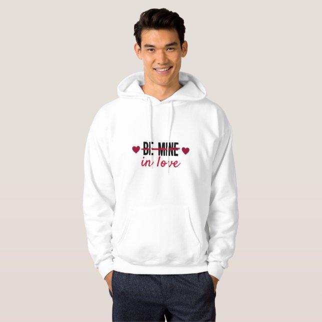 Sudadera con capucha minimalista para hombre (Anverso completo)