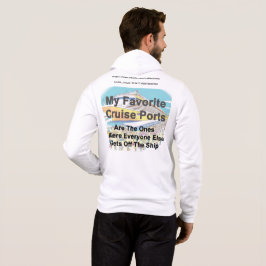 SUDADERA CON CAPUCHA - Mis Puertos de Crucero Favo