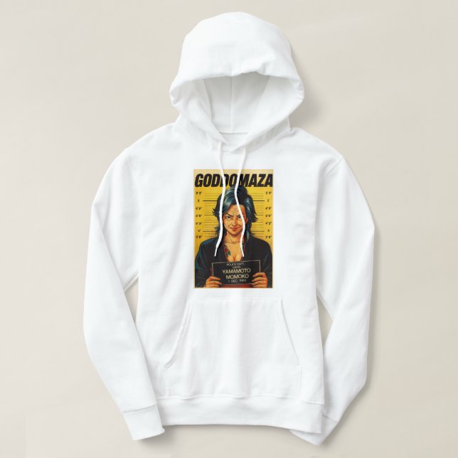SUDADERA CON CAPUCHA MOMOKO MUGSHOT VINTAGE (Diseño del anverso)