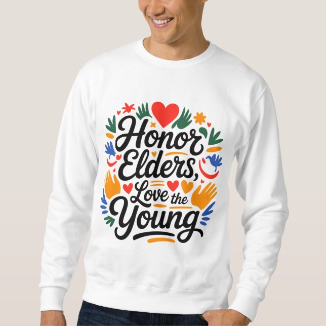 Sudadera con capucha motivacional para hombres – H (Anverso)