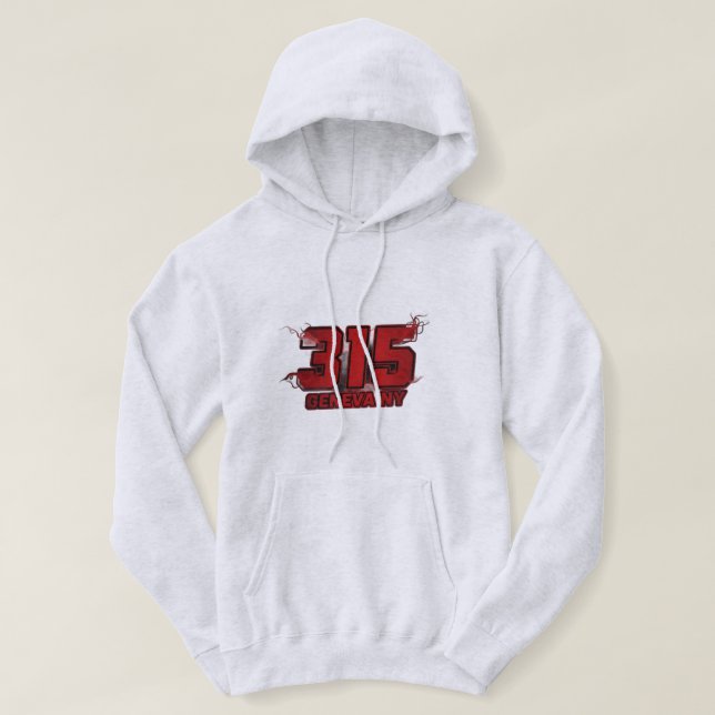 Sudadera con capucha nacida y criada en 315 Geneva (Diseño del anverso)