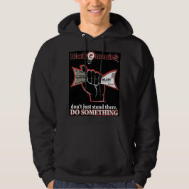 Sudadera con capucha negra "Buck and Ballot" para