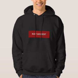 Sudadera con capucha negra con logotipo de caja ro