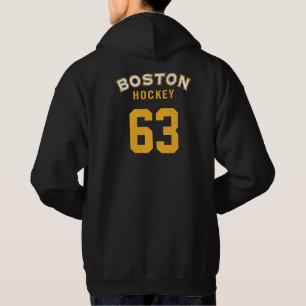 Sudadera con capucha negra de Hockey Boston