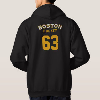 Sudadera con capucha negra de Hockey Boston