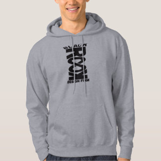 Sudadera con capucha negra de la empresa del