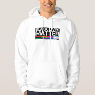 Sudadera con capucha negra de la materia LGBT de