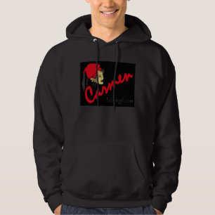 sudadera con capucha negra de los carmen