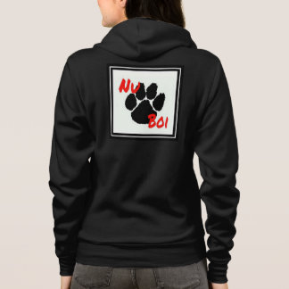 Sudadera con capucha negra de NU Boi de las