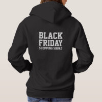 Sudadera con capucha negra del equipo del pelotón