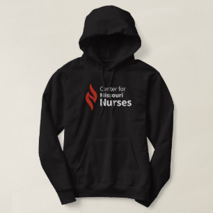 Sudadera con capucha negra para el Centro de Enfer