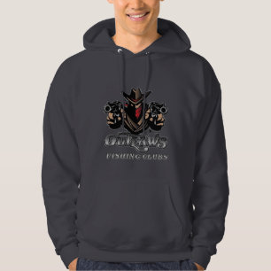 Sudadera con capucha negra para hombre clásica de