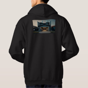 Sudadera con capucha negra para hombres Garage Tec