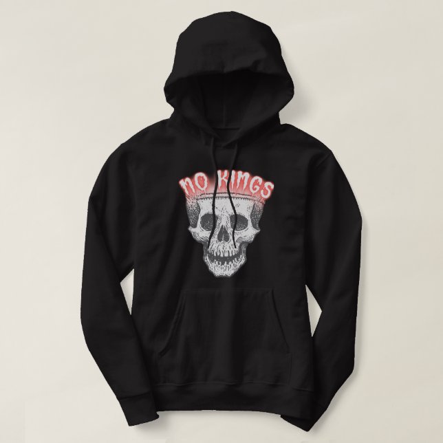 Sudadera con capucha Neon No Kings Streetwear (Diseño del anverso)