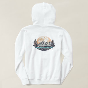 Sudadera con capucha Night Sky Mountain Heights