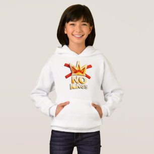 Sudadera con capucha No Kings Crown – Gráfica de m