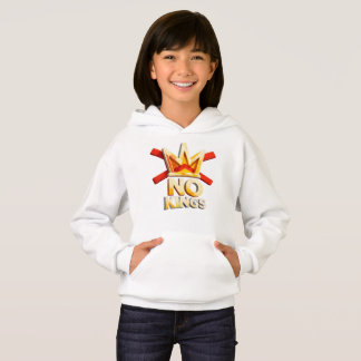 Sudadera con capucha No Kings Crown – Gráfica de m