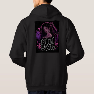 Sudadera con capucha NTII SWG gótica de anime