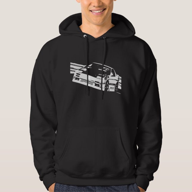 Sudadera con capucha oblicua de Mazda RX-7 FC3S (Anverso)