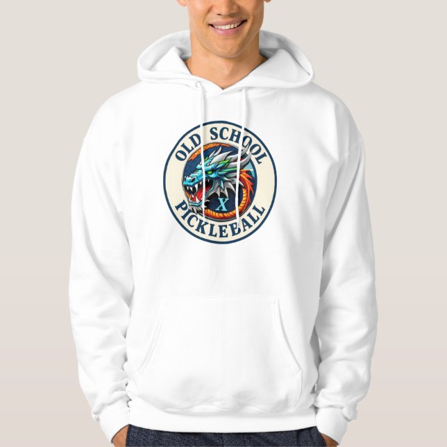 Sudadera con capucha Old School Dragon X Picklebal (Anverso)