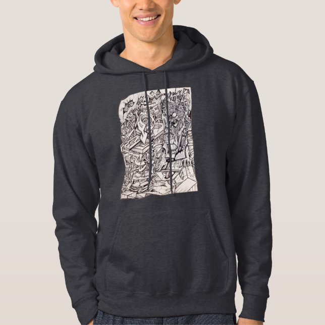 Sudadera con capucha Organo de Preocupaciones (Anverso)