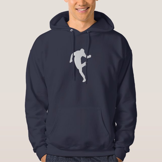 Sudadera con capucha oscura de Jumpstyle (azules (Anverso)
