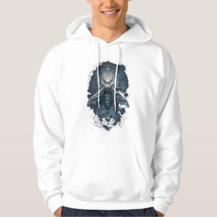 Sudadera con capucha oscura de la polilla mística