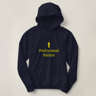 Sudadera con capucha "paciente" profesional