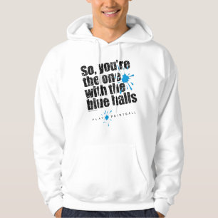 Sudadera con capucha Paintball Blue Balls