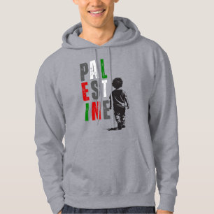 Sudadera con capucha PALESTINA Distressed Bold – W