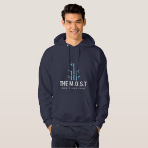 Sudadera con capucha para adulto (azul marino)
