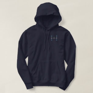 Sudadera con capucha para adulto (Azul Marino Inte