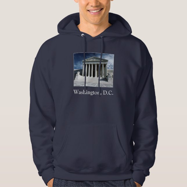Sudadera con capucha para adulto de la Corte Supre (Anverso)