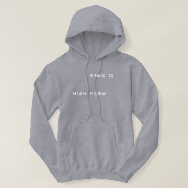 Sudadera con capucha para adulto ( Gris Intenso) (Diseño del anverso)