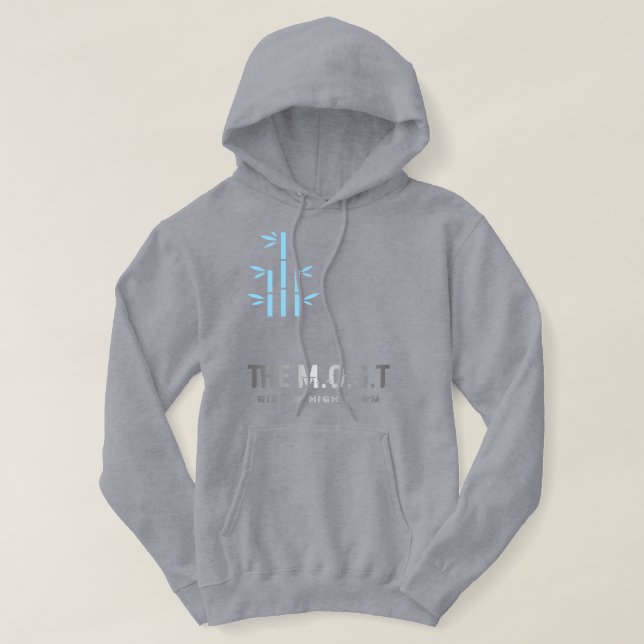 Sudadera con capucha para adulto (gris vívido) (Diseño del anverso)