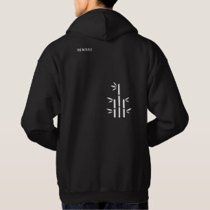 Sudadera con capucha para adulto (Negra)