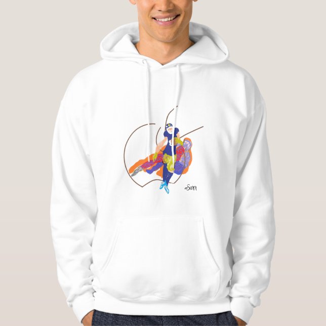 Sudadera con capucha para adulto: Touchdown (Anverso)