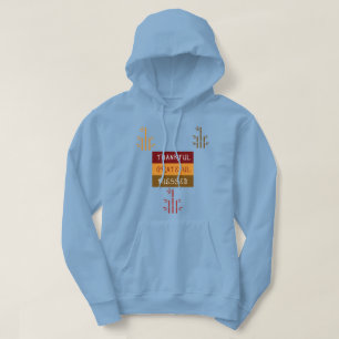 Sudadera con capucha para adultos (Azul claro inte