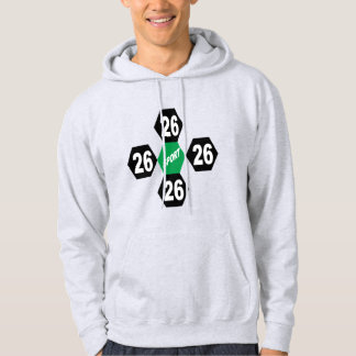 Sudadera con capucha para adultos ceniza DISEÑO DE