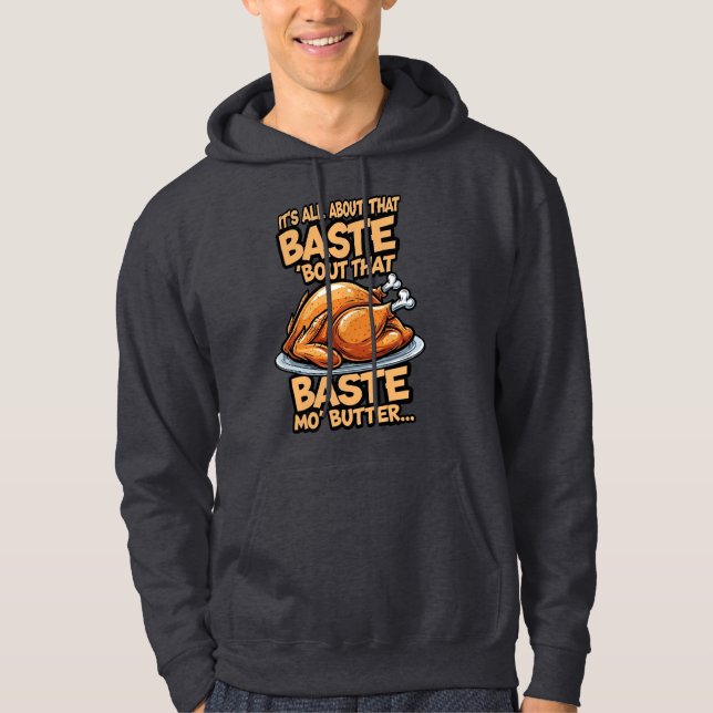 Sudadera con capucha para adultos de Acción de Gra (Anverso)