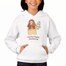 Sudadera con capucha para amantes de libros y café