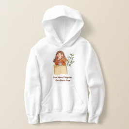 Sudadera con capucha para amantes de libros y café