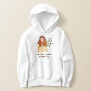 Sudadera con capucha para amantes de libros y café