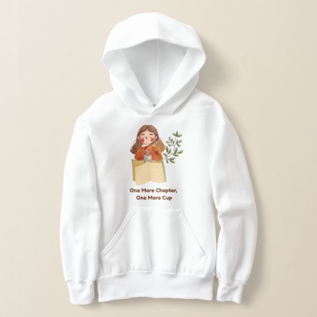 Sudadera con capucha para amantes de libros y café (Distribución )